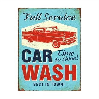 Metalskilt Car Wash
