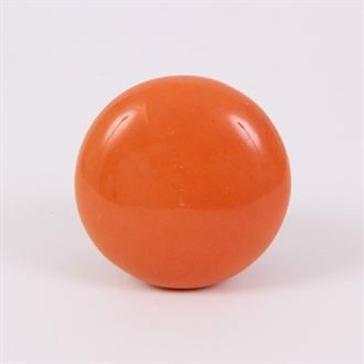 Orange flad knop