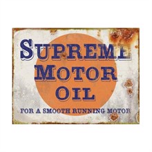 Metalskilt Motor Oil