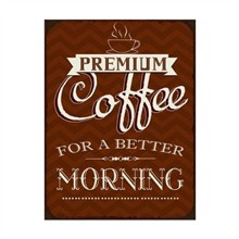 Metalskilt Premium Coffee